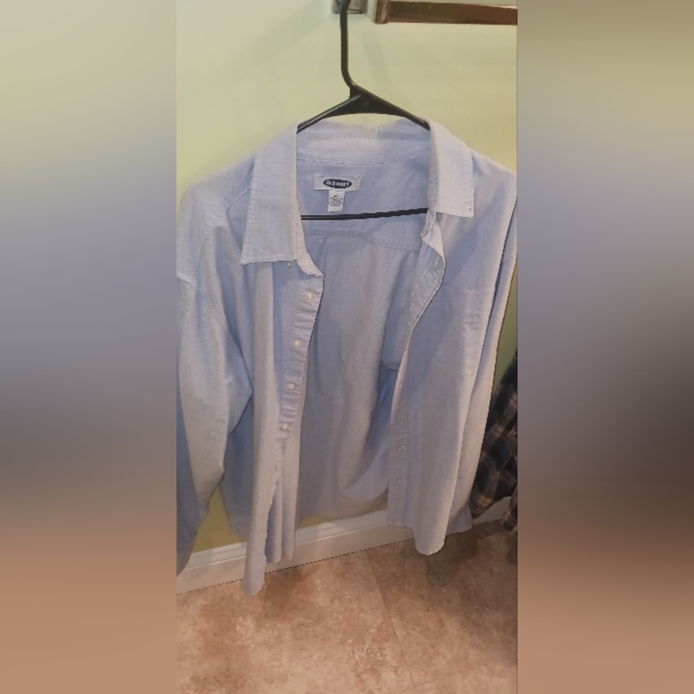 Old Navy denim dress shirt